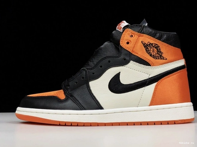 TB Jordan Backboard Retro Shattered AV3725-010 Womens Air 1 Satin 0731